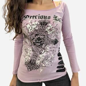 Y2k Purple Top